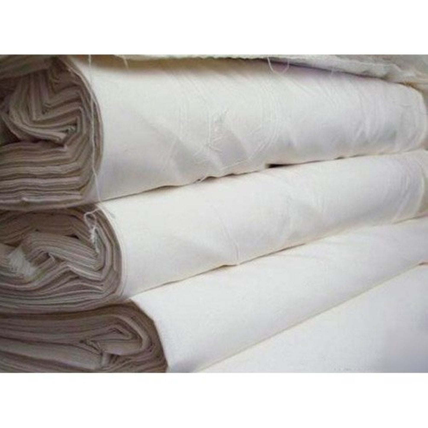 Raw Natural Cotton Canvas Fabric